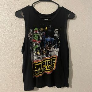 Star Wars Empire Strikes Back Muscle Tank Top Womens